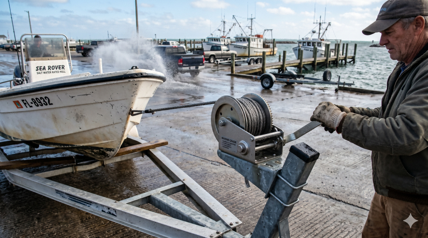 What Marine Buyers Should Really Look For in a Trailer Winch: Corrosion Resistance, Sealed Design, and Serviceability